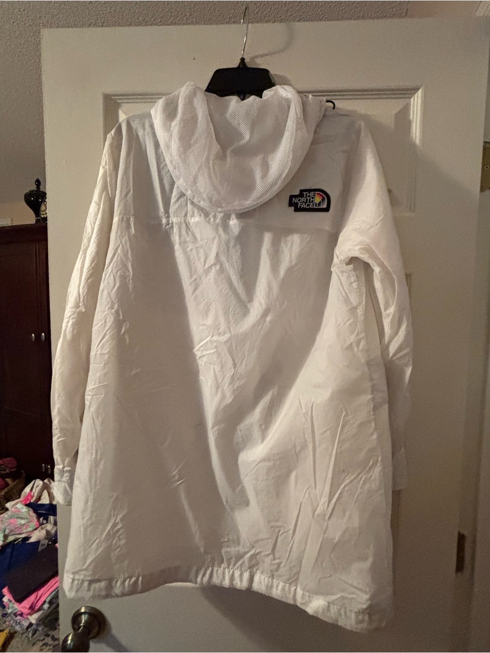 Womens The North Face Outline Rain Jacket White - Picture 7 of 12